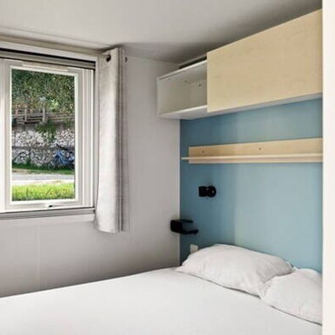 Bungalow 6 personen - Mobile-home | Comfort | 3 Slaapkamers | 6 Pers. | Verhoogd terras | Airconditioning