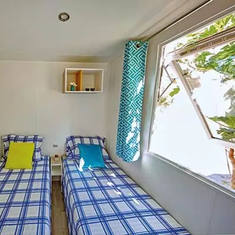 Stacaravan 6 personen - Mobile-home | Comfort | 3 Slaapkamers | 6 Pers. | Single terras | Air-con.