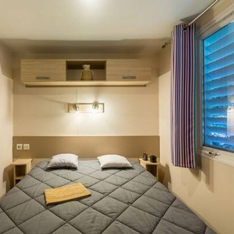 Stacaravan 4 personen - Mobile-home | Comfort | 2 Slaapkamers | 4 Pers. | Verhoogd terras | Airconditioning.