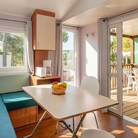 Stacaravan 4 personen - Mobile-home | Comfort | 2 Slaapkamers | 4 Pers. | Single terras | Air-con.