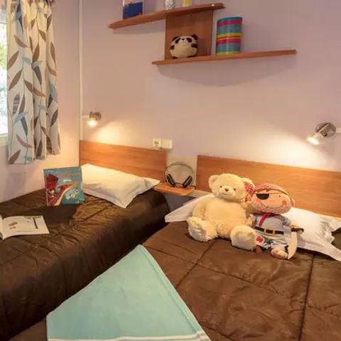 Stacaravan 4 personen - Mobile-home | Comfort | 2 Slaapkamers | 4 Pers. | Single terras | Air-con.