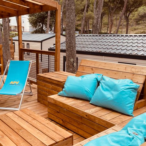 Stacaravan 4 personen - Stacaravan Playa TV Clim - 2 slaapkamers - 4 slaapplaatsen