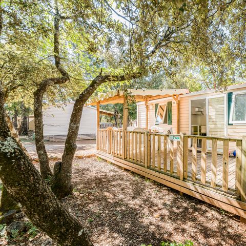 Stacaravan 6 personen - Stacaravan | Classic XL | 2 slaapkamers | 4/6 pers. | Verhoogd terras | Airconditioning.
