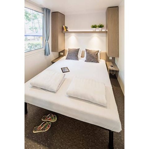 Stacaravan 5 personen - Premium | 2 slaapkamers | 5 pers. | Terras Lounge | Airconditioning