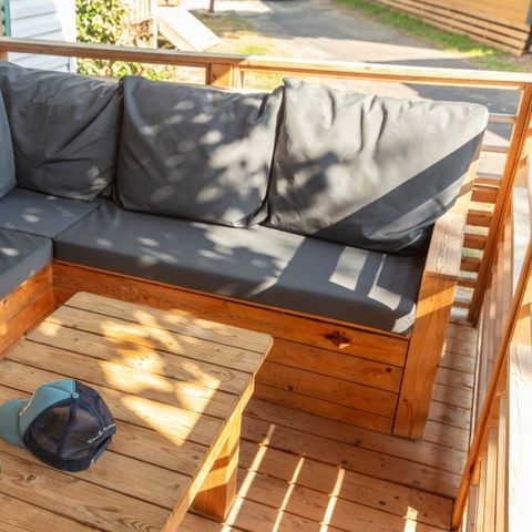 Stacaravan 4 personen - Premium | 2 slaapkamers | 4 pers | Terras | 1 badkamer | Airconditioning