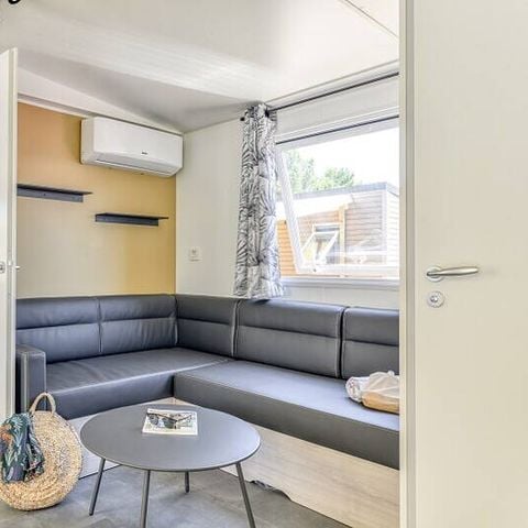 Stacaravan 4 personen - Premium | 2 Slaapkamers | 4 Pers | Verhoogd terras | Airconditioning