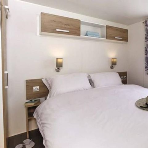 Stacaravan 4 personen - Mobile-home | Premium | 2 slaapkamers | 4 pers. | Verhoogd terras | 1 badkamer | Air-con.