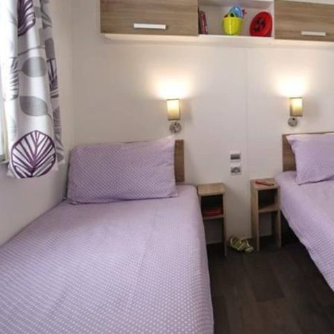 Stacaravan 4 personen - Mobile-home | Premium | 2 slaapkamers | 4 pers. | Verhoogd terras | 1 badkamer | Air-con.