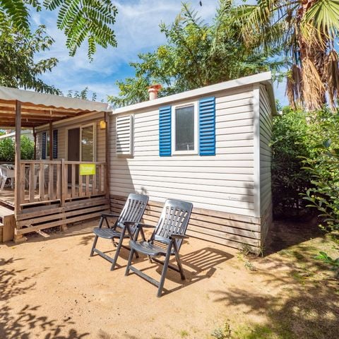 Stacaravan 4 personen - Mobile-home | Comfort | 2 Slaapkamers | 4 Pers. | Verhoogd terras | 1 Badkamer | Air-con.