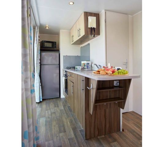 Stacaravan 8 personen - Mobile-home | Comfort | 3 slaapkamers | 6/8 pers. | Verhoogd terras | Airconditioning