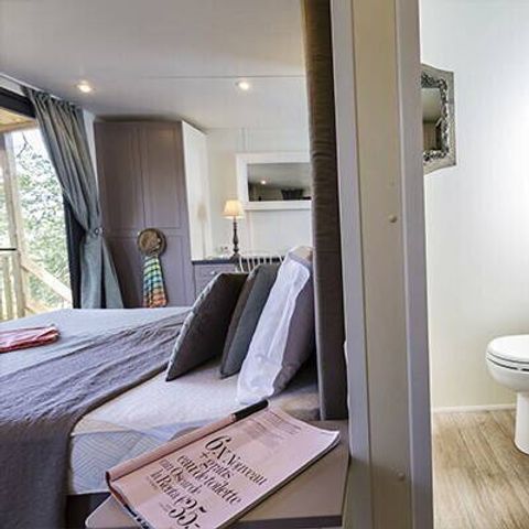Stacaravan 2 personen - Comfort | Studio | 2 personen | Verhoogd terras | 1 badkamer | Airconditioning