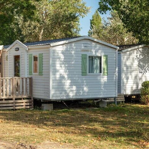 Stacaravan 6 personen - Klassiek | 2 Slaapkamers | 6 Pers | Verhoogd terras | 1 Badkamer | Airconditioning