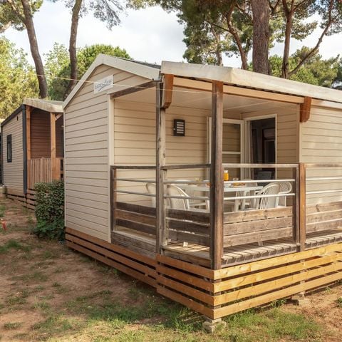 Stacaravan 6 personen - Mobile-home | Comfort | 3 Slaapkamers | 6 Pers. | Single terras | Air-con.