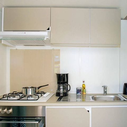 Stacaravan 6 personen - Mobile-home | Comfort | 3 Slaapkamers | 6 Pers. | Single terras | Air-con.