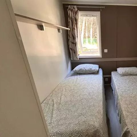 Stacaravan 4 personen - Comfort | 2 Slaapkamers | 4 Pers | Verhoogd terras | Airconditioning