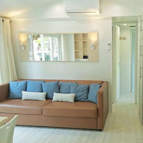 Stacaravan 4 personen - Mobile-home | Comfort | 2 Slaapkamers | 4 Pers. | Single terras | Air-con.