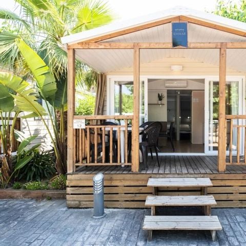 Bungalow 5 personen - Bungalow 3 kamers 4/5 personen Airconditioning + TV (4 volwassenen + 1 baby - 2 jaar)