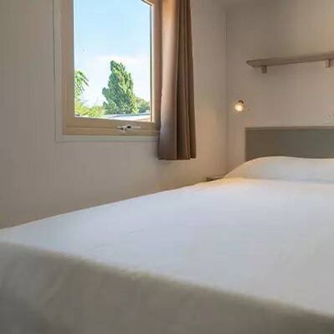 Stacaravan 4 personen - Premium | 2 slaapkamers | 4 pers. | Single terras | Airconditioning