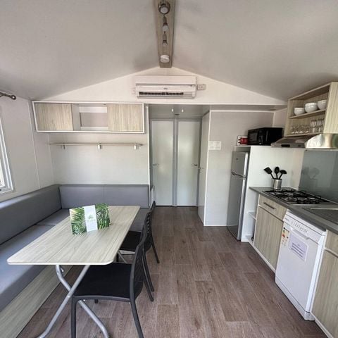 Stacaravan 4 personen - Premium | 2 slaapkamers | 4 pers. | Single terras | Airconditioning