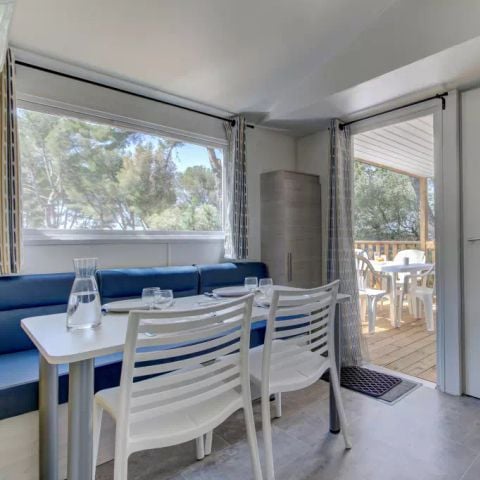 Stacaravan 6 personen - Mobile-home | Comfort | 2 Slaapkamers | 4/6 Pers. | Single terras | Air-con.