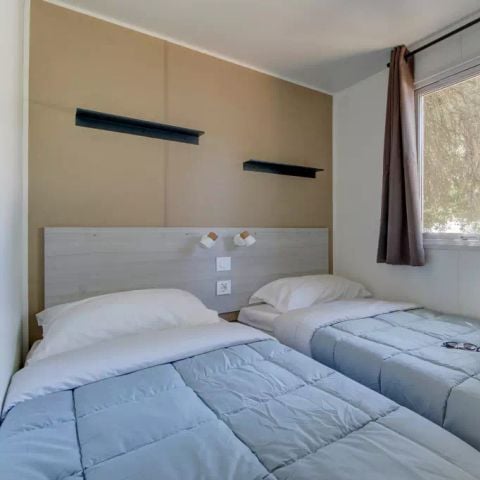 Stacaravan 6 personen - Mobile-home | Comfort | 2 Slaapkamers | 4/6 Pers. | Single terras | Air-con.