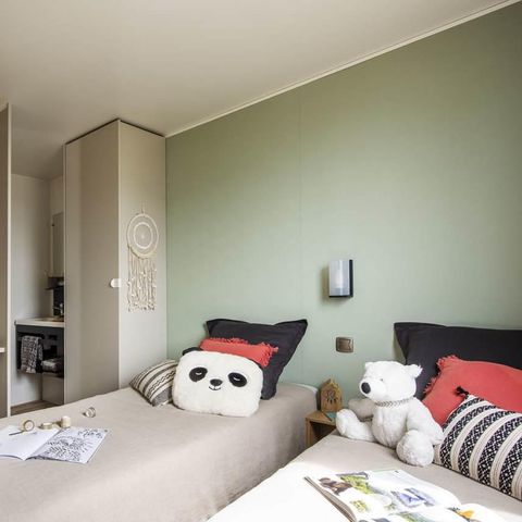 Stacaravan 4 personen - Cottage Premium 33m² - Air-conditioning 4 pers