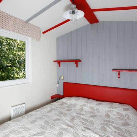 Stacaravan 5 personen - Cabane du Jura 35 m² - airconditioning 5 personen