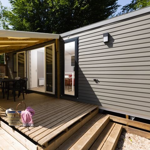 Stacaravan 6 personen - Family Premium - 35m² - airconditioning 6 pers