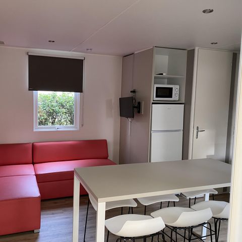 Stacaravan 6 personen - Family Premium - 35m² - airconditioning 6 pers