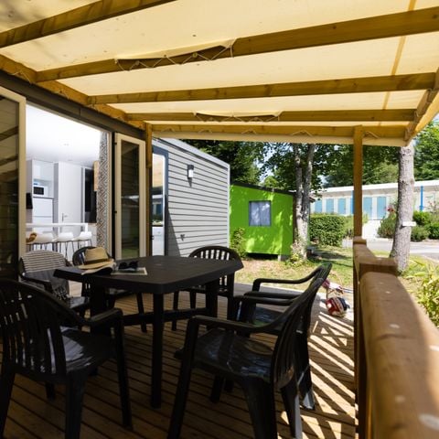 Stacaravan 6 personen - Family Premium - 35m² - airconditioning 6 pers