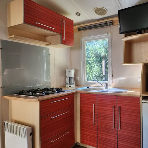 Stacaravan 5 personen - Huisje Eco 28m² 4/5 pers