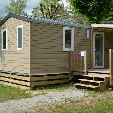 Stacaravan 5 personen - Cottage CLIM 28m² met airconditioning 4/5 pers