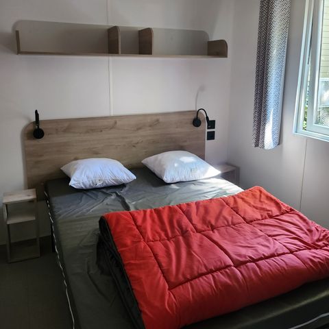 Stacaravan 5 personen - Cottage CLIM 28m² met airconditioning 4/5 pers