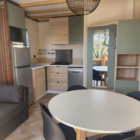 Chalet 4 personen - Chalet Cannelle 26m² - airconditioning 4 pers