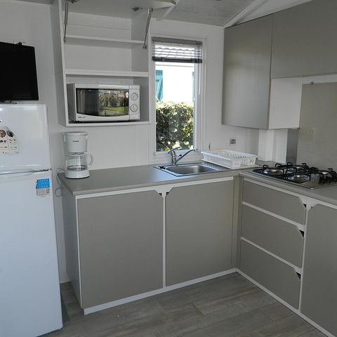 Stacaravan 6 personen - Gezinsklim 30m² 6 pers
