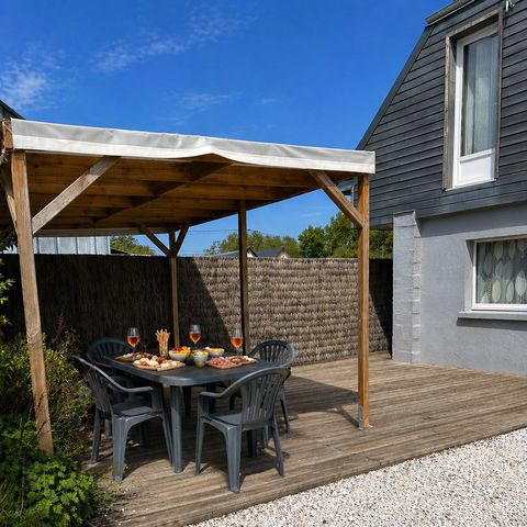 LANDHUIS 4 personen - Gites 2 slaapkamers - Overdekt terras - 60 m2