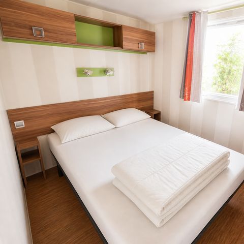 Stacaravan 4 personen - Comfort+ met - 2 slaapkamers - Overdekt terras - 30 m2