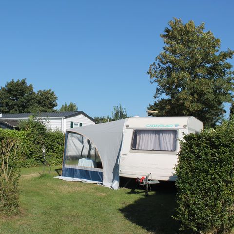STAANPLAATS - Comfortplaats - kampeerplaats -  met stroom - max. 5 personen