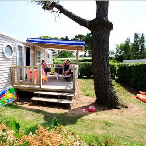 Stacaravan 6 personen - 2 slaapkamers voor 4/6 personen