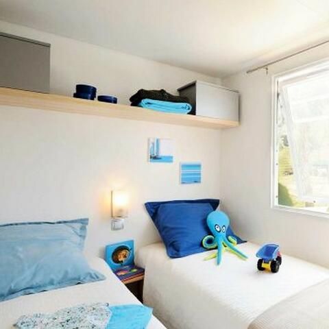 Stacaravan 6 personen - 3 slaapkamers - 6 personen