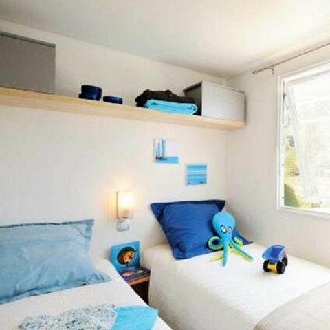 Stacaravan 6 personen - Familie 4 kamers + TV