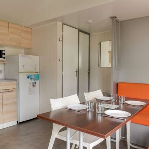 Stacaravan 6 personen - Klassiek 3 Kamers 4/6 Personen + TV