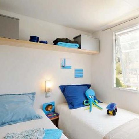 Stacaravan 6 personen - 6-persoons stacaravan met 3 slaapkamers