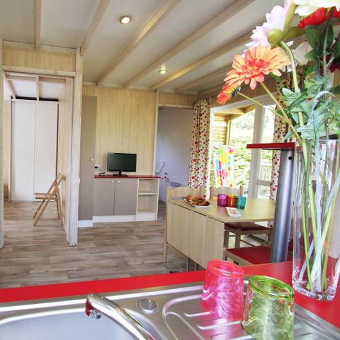 Chalet 4 personen - Chalet Topaze ** 4P. met TV - 2 slaapkamers - 1 badkamer