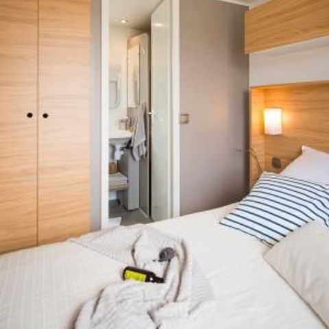 Stacaravan 6 personen - Cottage Rubis **** 6P. met TV - 3 slaapkamers - 2 badkamers