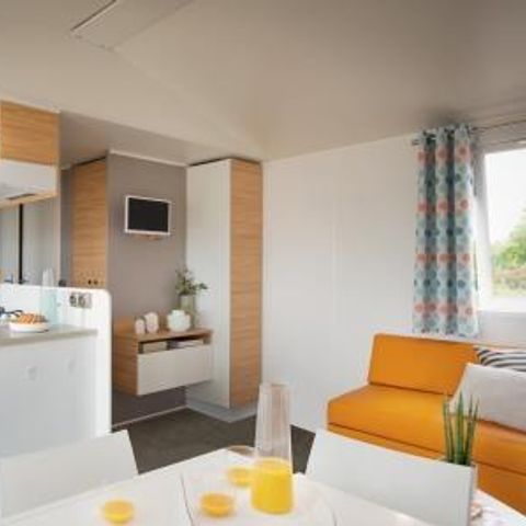 Stacaravan 6 personen - Cottage Rubis **** 6P. met TV - 3 slaapkamers - 2 badkamers