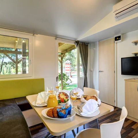 Stacaravan 6 personen - Lanterna Home 4/6 Personen (4 volwassenen + 2 kinderen) Airconditioning + TV