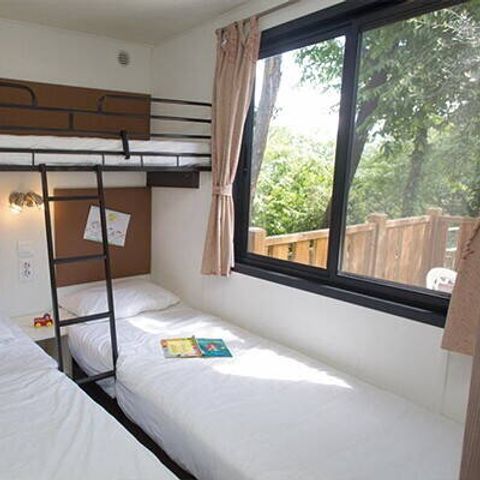 Stacaravan 6 personen - Mobile-home | Comfort | 2 Slaapkamers | 4/6 Pers. | Verhoogd terras | Airconditioning.