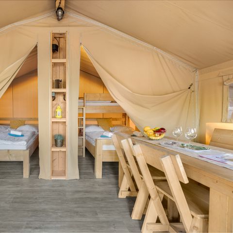 Safaritent 5 personen - Safaritent Lodge + airco (5P)