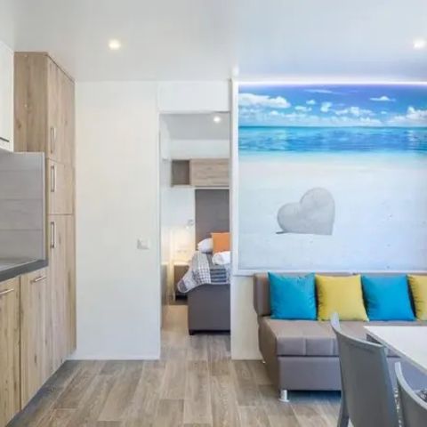 Stacaravan 5 personen - Premium 2 slaapkamers 2 badkamers Premium zone